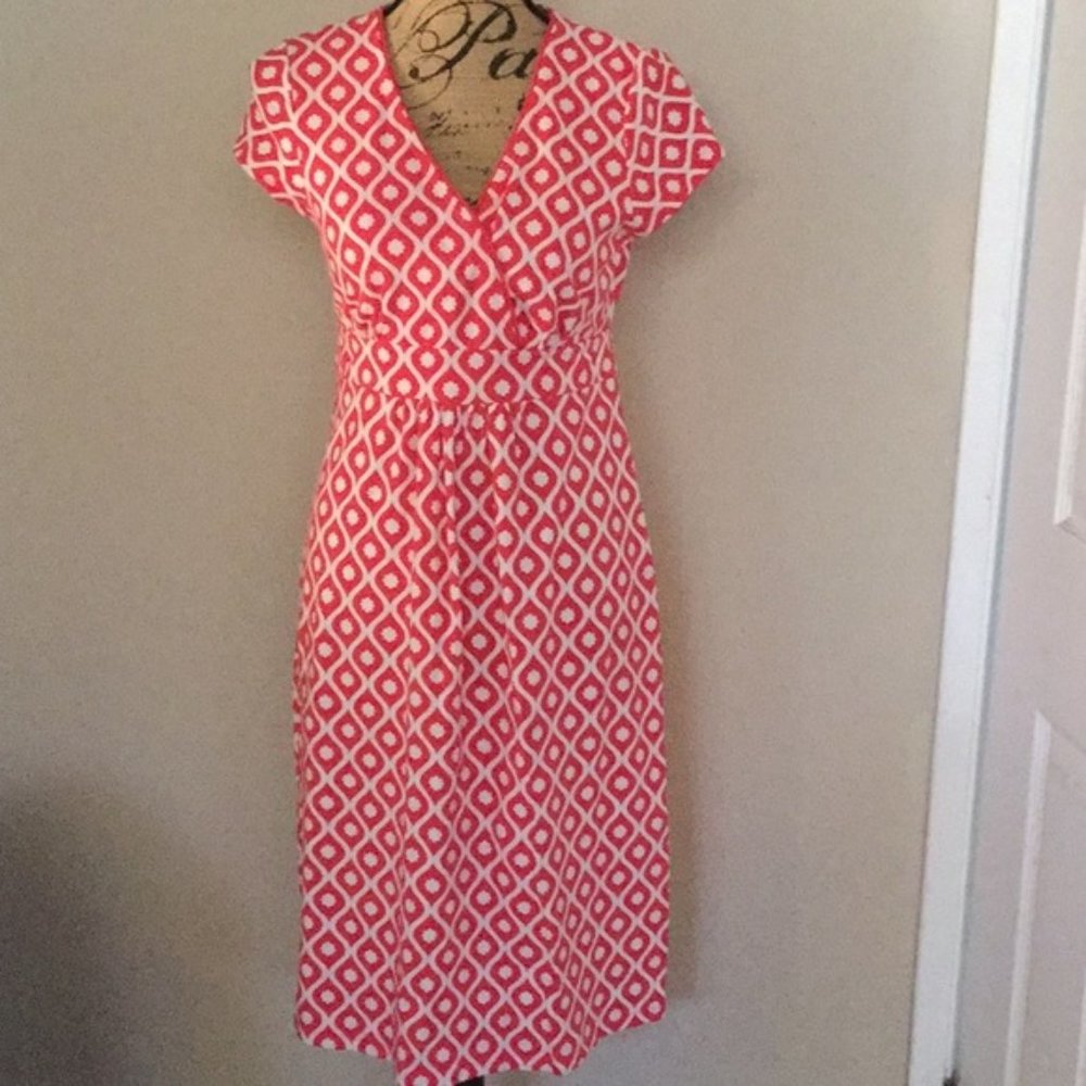 Boden red pullover casual dress size 6R
